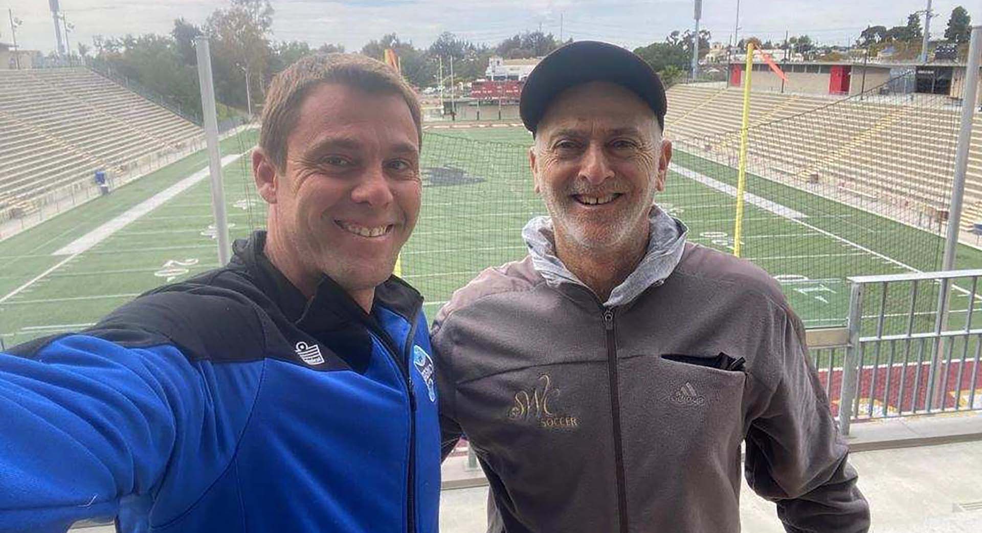 Andre Kunz, director of Gremio Futbol Academy visit  Southwestern college