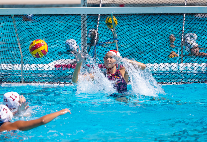 Starting freshman goalie, Adriana Sammartano led pcac conference with 178 saves
